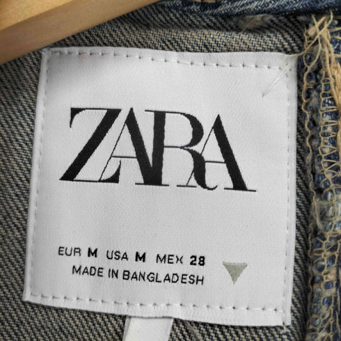 ザラ ZARA デニムノースリーブワンピース レディース import:M